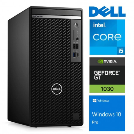 DELL 5080 Tower i5-10500 32GB 512SSD M.2 NVME GT1030 2GB WIN11Pro
