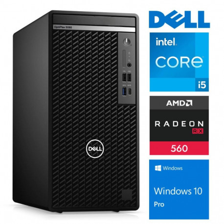 DELL 5080 Tower i5-10500 64GB 512SSD M.2 NVME RX560 4GB WIN11Pro