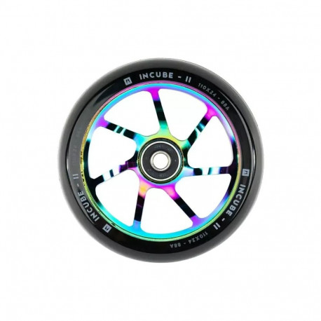 Ratas tõukerattale Ethic Incube Wheel V2 110mm Rainbow