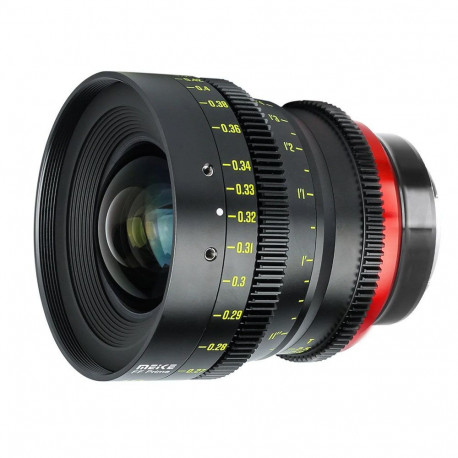 Camera Lens - Meike 16mm T2.5 RF Mount Full Frame 45mm Image Circle 330° Focus Rotation