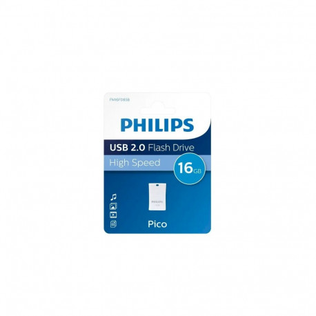 Philips FM16FD85B USB 2.0 Flash Drive Pico Edition 16GB blue