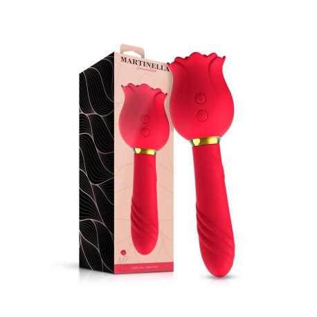 Rose with Suction and Vibe 2 in 1