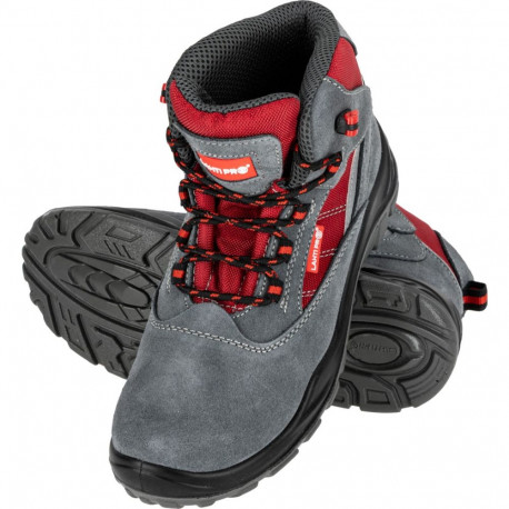 Lahti turvasaapad seemis/oxford S1 P FO SR 40 CE, hall-punased