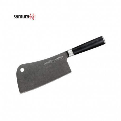 Samura köögikirves-nuga MO-V Stonewash 7 0''/180 mm AUS 8 Jaapani terasest 58 HRC