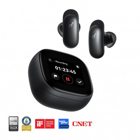 Anker Soundcore Wireless Earbuds | Liberty 5 Pro Max | Bluetooth | In-Ear | Microphone | Black | Noi