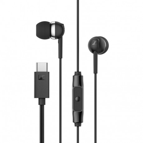 Sennheiser kõrvaklapid CX 80U, juhtmega, kõrvasisesed, mikrofoniga, must