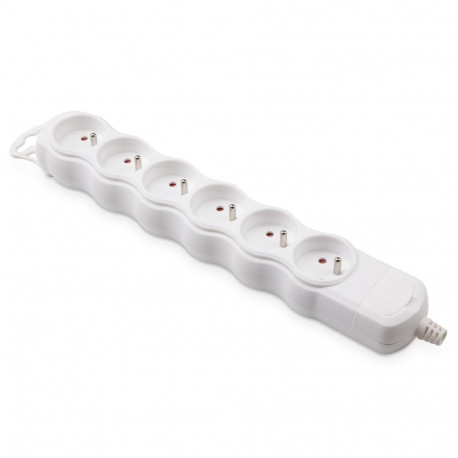 Teisaldatav kuue pesaga pistikupesa 6x2p+z 16A 250V, lahtivõetav bis