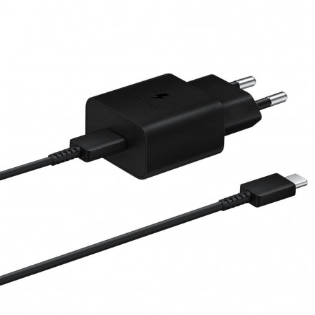 Samsung Samsung EP-T1510XBEGEU 15W PD USB-C AFC Wall Charger with USB-C Cable - Black