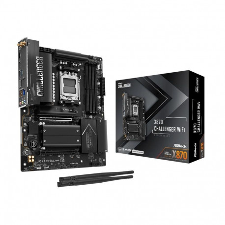 Asrock Mainboard||AMD X870|Socket AM5|ATX|RAM DDR5-SDRAM|4xSlots|Wi-Fi Yes|Bluetooth Yes|1xNumber of