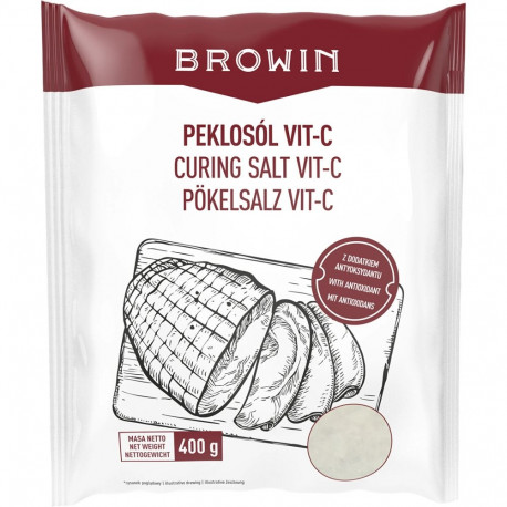 Browin Curing salt Vit-C 410020, 0.4kg, herb-free, universal for meats
