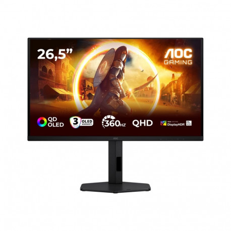 AOC Q27G4SDR 26.5inch QHD 360Hz 0.03ms 1000cd/m2 HDMI 2.1x2 DP USB 3.2 HAS