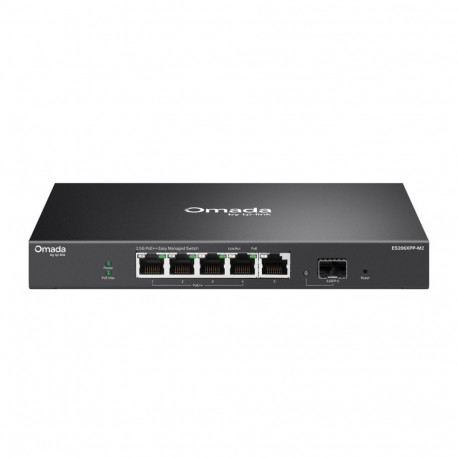 Switch Omada Easy Managed, 5 ports 2,5G included 4 ports PoE++, 1 slot SFP+ 10G