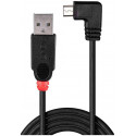 Lindy cable USB - microUSB 2m, black