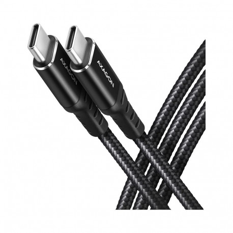 Axagon USB-kaabel BUCM-CM10AB 1m USB 2.0 USB C, must