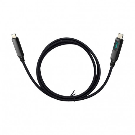 "I-TEC Thunderbolt 4/USB4 Class Pro Cable 240W with LCD 40 Gbps 150 cm"