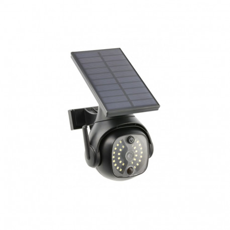 Prožektors ar saules bateriju un sensoru GUARDOS, LED, 300lm, 6400K, 1200mAh, IP65, (kameras butafor