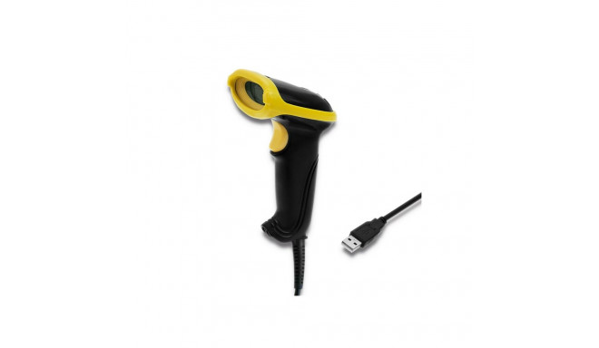 Qoltec laserlugeja 50867 1D | 2D | USB, must