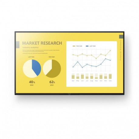 Sony FW-43EZ20L Signage Display Digital signage flat panel 109.2 cm (43") LED Wi-Fi 350 cd/m² 4K Ult