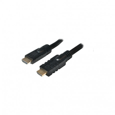 "HDMI cable, A/M to A/M, 4K/30 Hz, amplifier, black, 15 m"