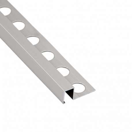 Alumiiniumist U-profiil R10X10MM/2.6M matt hõbe anodeeritud