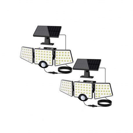 LEPRO 640005-DW-2 Solar Lamp, 2-Pack