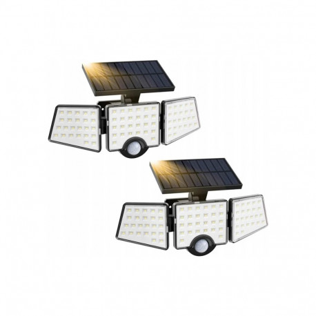 Solar street lamp LEPRO 640003-DW-a-2 with motion and dusk sensor 2pcs
