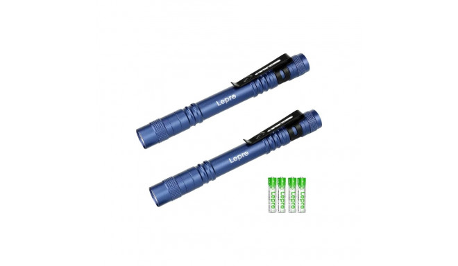 LEPRO 120023L-BU-2 Flashlight, 2-pack
