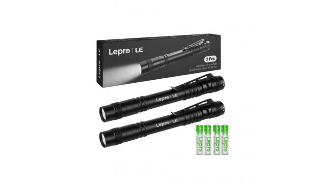 LEPRO 120023-2 Flashlight, 2-pack