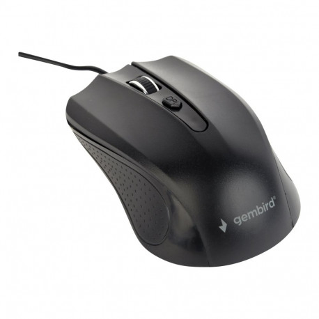 Gembird MUS-4B-01 Optical Mouse, Black, USB