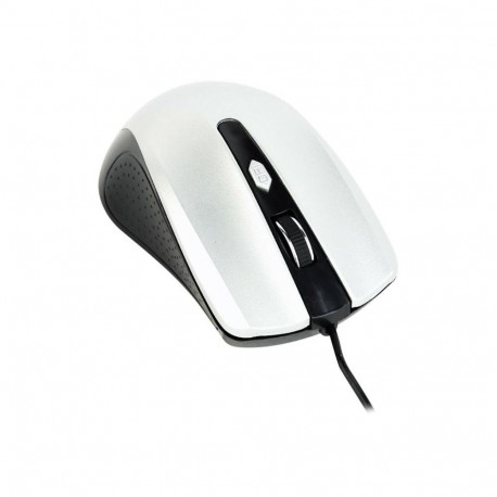 Gembird Mouse MUS-4B-01-BS Standard, No, Black/ silver, No,