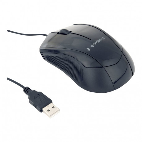 Gembird MUS-3B-02 Optical mouse, Black