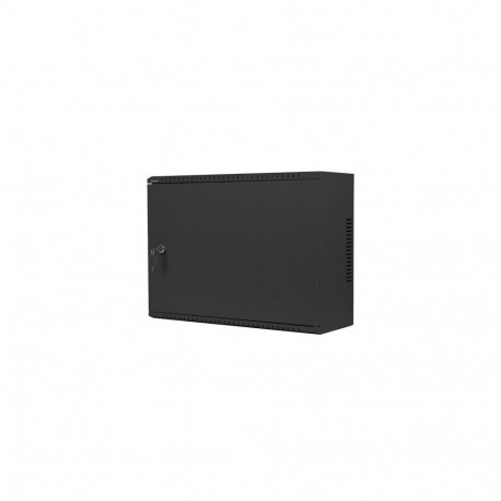 Lanberg Rack cabinet 19" wall-mount 4U+3U/540x200 low-profile, black (assembled) |