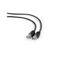 Gembird PATCH CABLE CAT5E UTP 3M/BLACK PP12-3M/BK