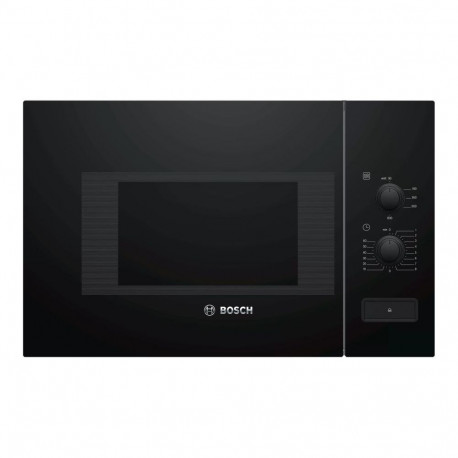 Bosch Microwave Oven BFL520MB0 20 L, Rotary knob, 800 W, Black, Built-in, Defrost function