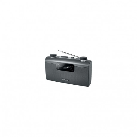 Muse Portable radio M-058R Black, AUX in