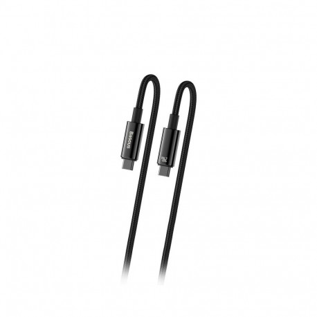 USB Cable - Baseus Tungsten Gold USB-C To USB-C 240 W 2 m Black