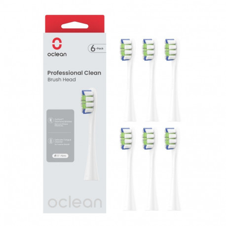 Electric Toothbrush Head - Oclean P1C1 Replacement Brush Heads 6 Pcs White
