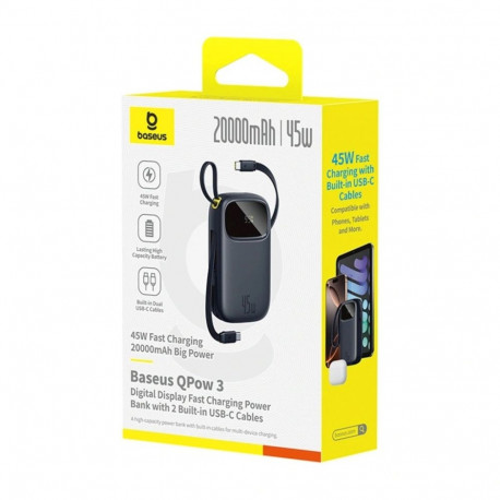 Power Bank - Baseus EnerFill FC31 20000 mAh 45 W Black