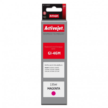 Ink Cartridge - Activejet AC-G46M, Supreme, 135 ml, Magenta