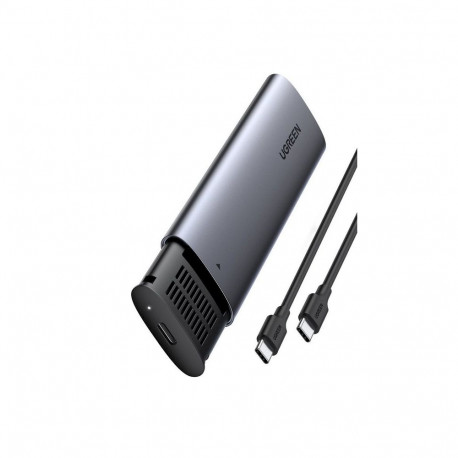 UGREEN 10902 M.2 SSD Enclosure USB 2.0 / USB 3.2 Gen 2 (3.1 Gen 2) Aluminium / grey