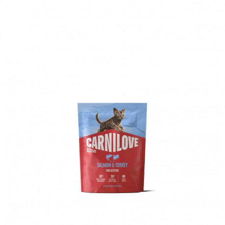 Carnilove Active Salmon & Turkey Kitten cat food 0.4kg
