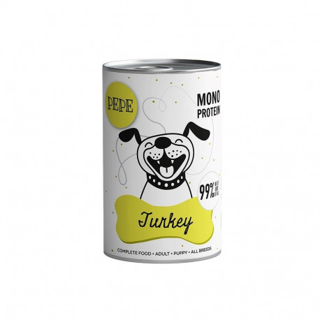 PAKA ZWIERZAKA PEPE Turkey mono - wet dog food - 400g