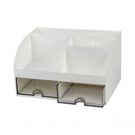 Desktop organizer with 2 drawers 21.1x14.2x12cm