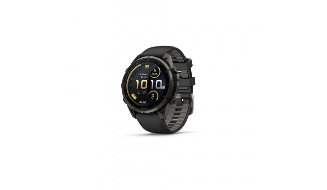Garmin fenix 9 Pro nutikell, inReach, 47 mm, süsinikhall DLC-titaan, must/kivihall silikoonrihm