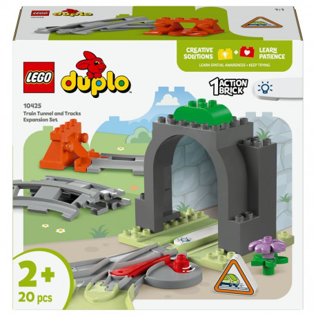 LEGO DUPLO Town laienduskomplekt 10425, raudteetunnel ja rööpad