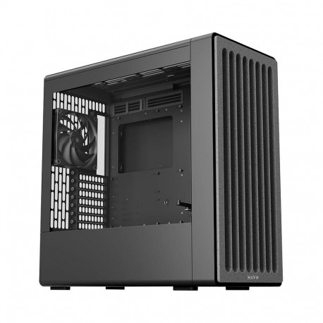 HAVN arvutikorpus BF 360 Midi-Tower E-ATX karastatud klaas, must