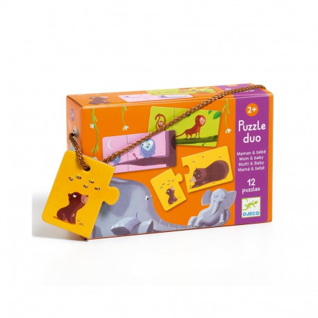 PUZZLE DUO MOM AND BABY 24 PCS DJ08157