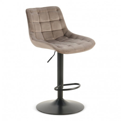 BAR CHAIR AINEKI BROWN VELVET