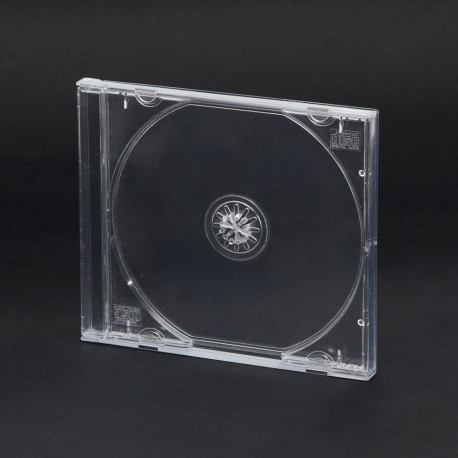 OMEGA JEWEL CASE 1 CD CLEAR 40730PL