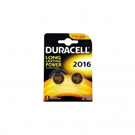 DURACELL BATTERY LITHIUM DL2016 BLISTER *2